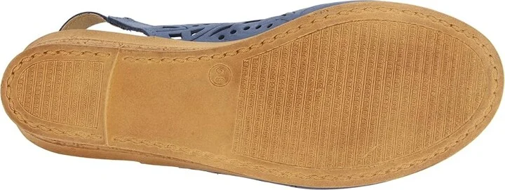 Spring Step Orella Women's Wedge Shoes Blue Nubuck : EU 42 (US Women's 10.5-11) M, Suede - Image 4