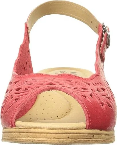 Spring Step Orella Women's Wedge Shoes Red : EU 35 (US Women's 5) M, Leather - Image 6