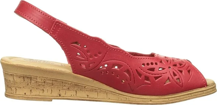 Spring Step Orella Women's Wedge Shoes Red : EU 35 (US Women's 5) M, Leather - Image 8