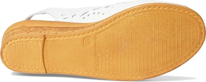 Spring Step Orella Women's Wedge Shoes White Leather : EU 35 (US Women's 5) M - Image 4