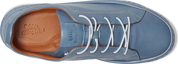 Spring Step Picasa Women's Work Lace-up Boots Denim Blue : EU 42 (US Women's 10.5-11) M, Leather - Image 2