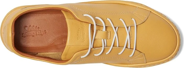 Spring Step Picasa Women's Work Lace-up Boots Yellow : EU 39 (US Women's 8.5) M, Leather - Image 2
