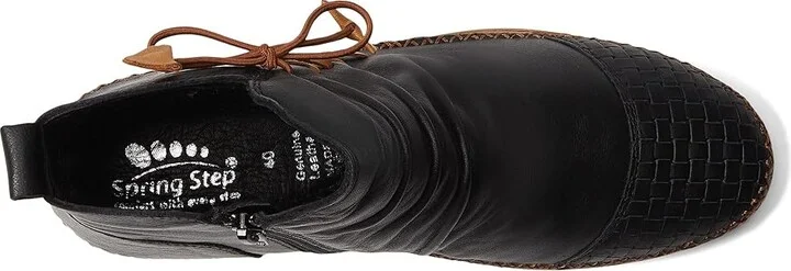 Spring Step Pomeroy Women's Boots Black : EU 35 (US Women's 5) M, Leather - Image 2
