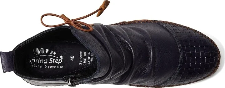 Spring Step Pomeroy Women's Boots Navy : EU 35 (US Women's 5) M, Leather - Image 2