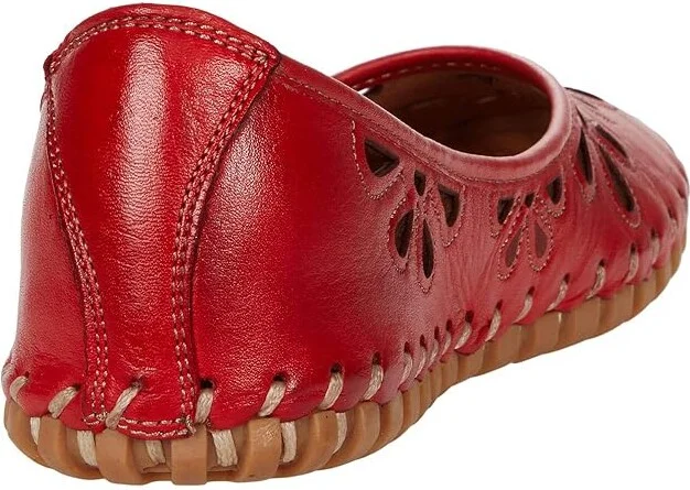 Spring Step Rayely Women's Shoes Red Leather : EU 36 (US Women's 5.5-6) M - Image 4