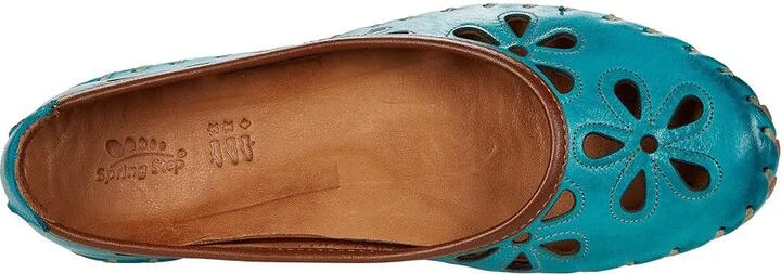 Spring Step Rayely Women's Shoes Turquoise Leather : EU 36 (US Women's 5.5-6) M - Image 2