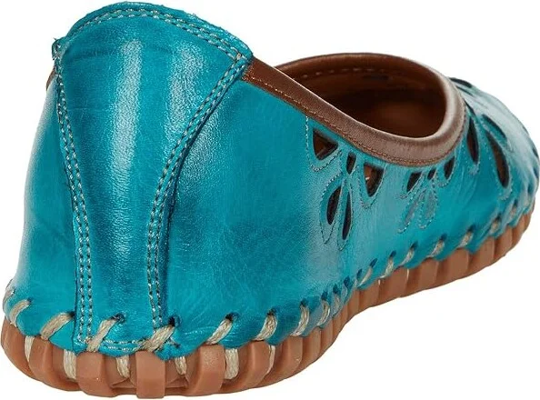 Spring Step Rayely Women's Shoes Turquoise Leather : EU 36 (US Women's 5.5-6) M - Image 4