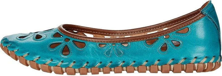 Spring Step Rayely Women's Shoes Turquoise Leather : EU 36 (US Women's 5.5-6) M - Image 6