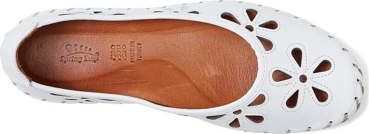 Spring Step Rayely Women's Shoes White Leather : EU 38 (US Women's 7.5-8) M - Image 2