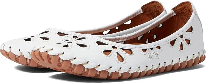 Spring Step Rayely Women's Shoes White Leather : EU 38 (US Women's 7.5-8) M