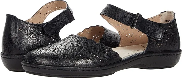 Spring Step Sabriye Women's Shoes Black Leather : EU 36 (US Women's 5.5-6) M