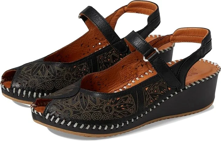 Spring Step Santonio Women's Sandals Black : EU 39 (US Women's 8.5) M, Leather