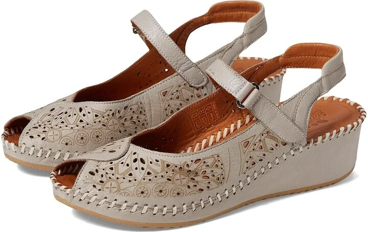 Spring Step Santonio Women's Sandals Light Grey : EU 40 (US Women's 9) M, Leather