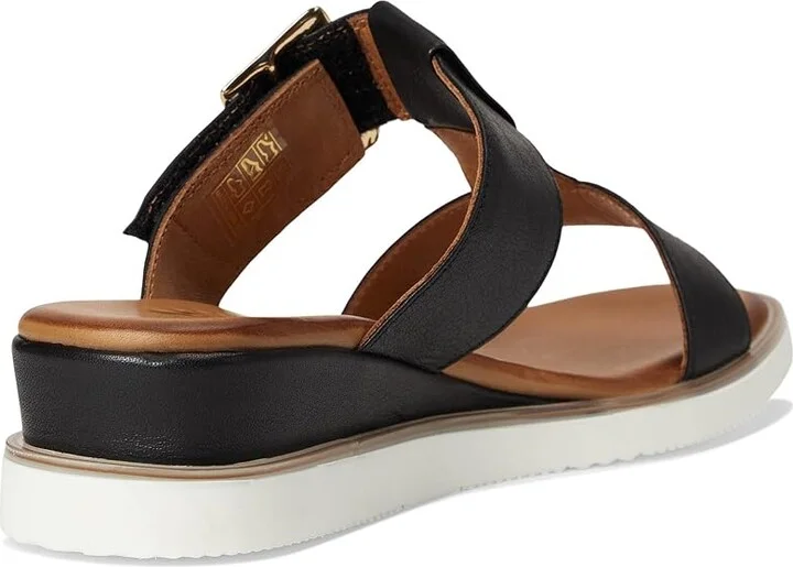 Spring Step Seaport Women's Sandals Black : EU 39 (US Women's 8.5) M, Leather/Rubber - Image 4