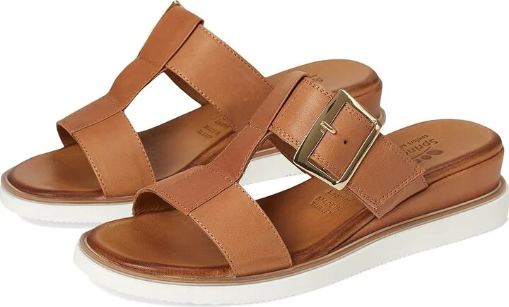 Spring Step Seaport Women's Sandals Camel : EU 42 (US Women's 10.5-11) M, Leather/Rubber