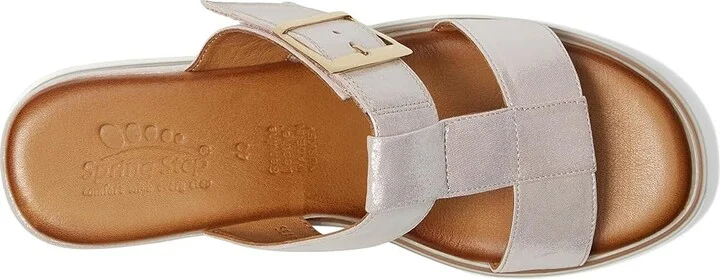 Spring Step Seaport Women's Sandals Pink Metallic : EU 41 (US Women's 9.5-10) M, Leather/Rubber - Image 2