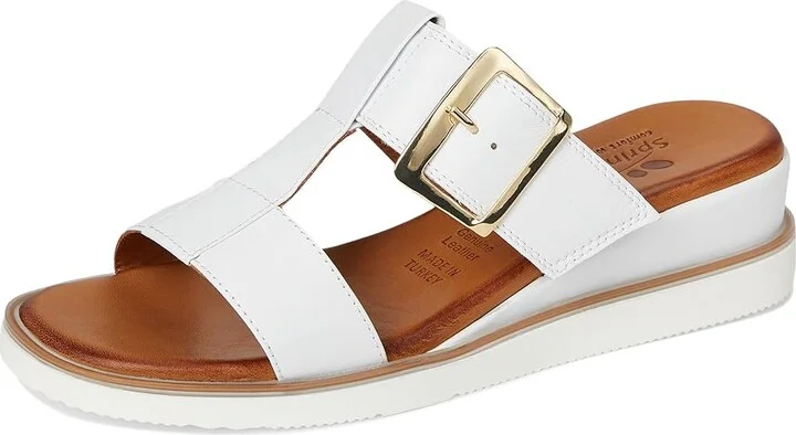 Spring Step Seaport Women's Sandals White : EU 40 (US Women's 9) M, Leather/Rubber - Image 5
