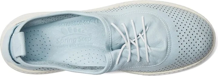 Spring Step Skyharbor Women's Work Lace-up Boots Sky Blue : EU 36 (US Women's 5.5-6) M, Leather - Image 2