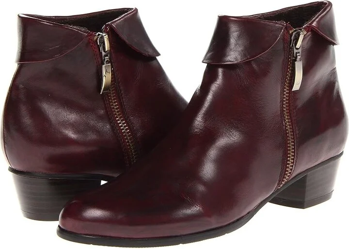 Spring Step Stockholm Women's Zip Boots Bordeaux : EU 35 (US Women's 5) M, Leather