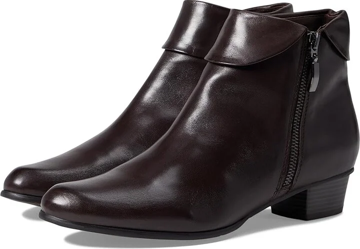 Spring Step Stockholm Women's Zip Boots Dark Brown : EU 35 (US Women's 5) M, Leather/Rubber