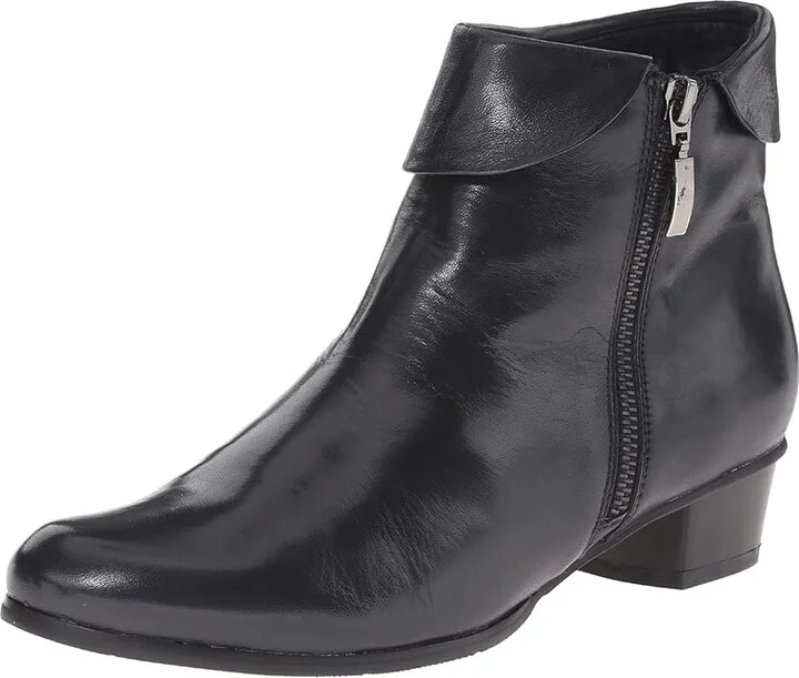 Spring Step Stockholm Women's Zip Boots Navy : EU 35 (US Women's 5) M, Leather - Image 2