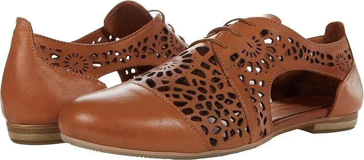 Spring Step Theone Women's Shoes Camel Leather : EU 37 (US Women's 6.5-7) M