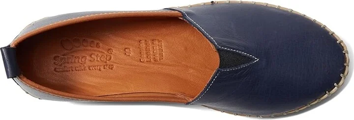 Spring Step Tispea Women's Shoes Navy Leather : EU 39 (US Women's 8.5) M, Rubber/Leather - Image 2