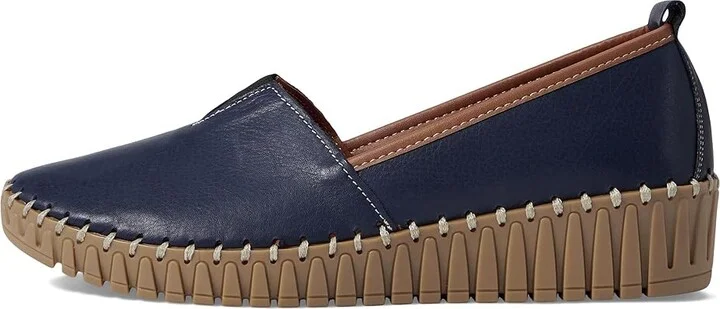 Spring Step Tispea Women's Shoes Navy Leather : EU 39 (US Women's 8.5) M, Rubber/Leather - Image 6
