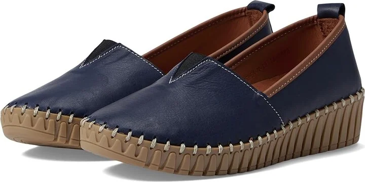 Navy Leather