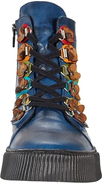 Spring Step Yeba Women's Shoes Blue : EU 36 (US Women's 5.5-6) M, Leather - Image 5