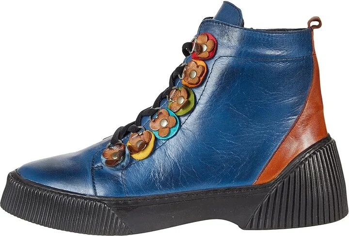 Spring Step Yeba Women's Shoes Blue : EU 36 (US Women's 5.5-6) M, Leather - Image 6