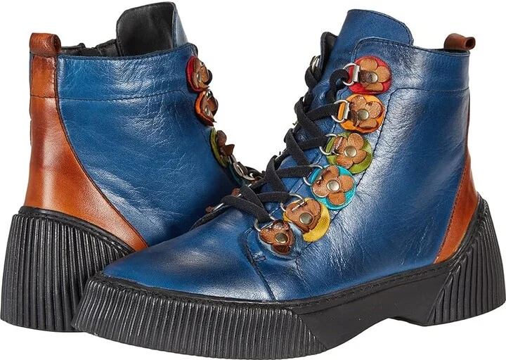 Spring Step Yeba Women's Shoes Blue : EU 36 (US Women's 5.5-6) M, Leather