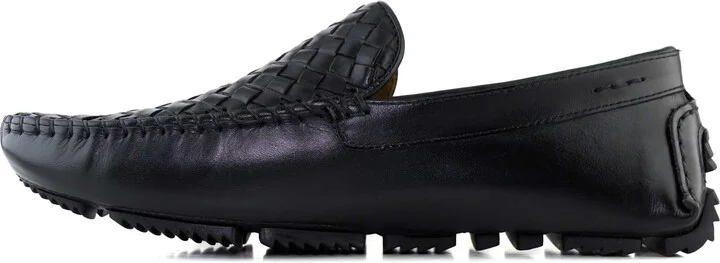 Spring Street Woven Leather Driving Loafer - Image 2