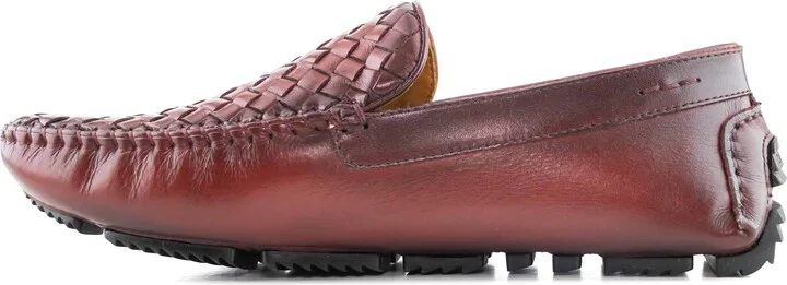 Spring Street Woven Leather Driving Loafer - Image 2
