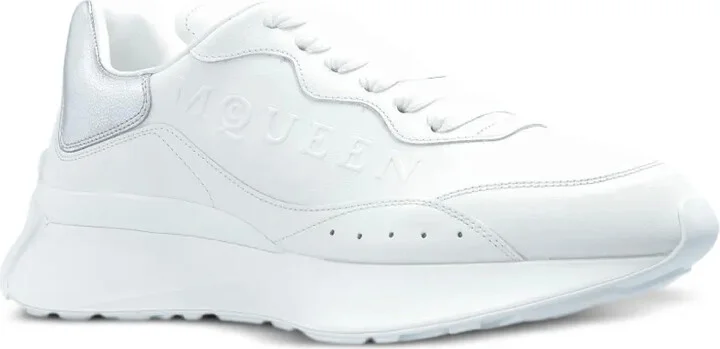Sprint Runner metallic-panel leather sneakers - Image 2