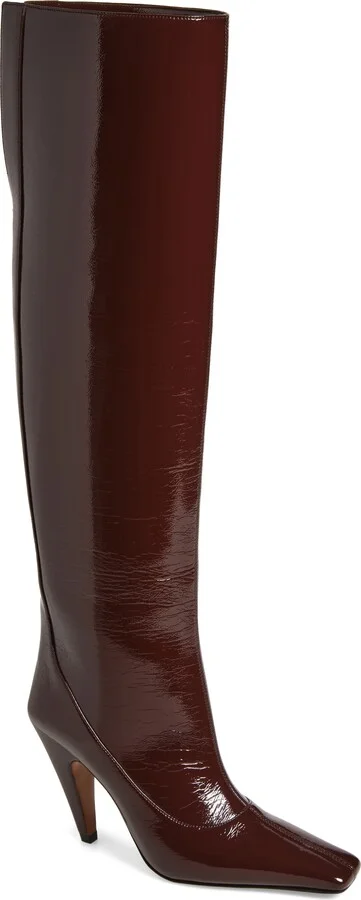 Spur Patent Tall Boot