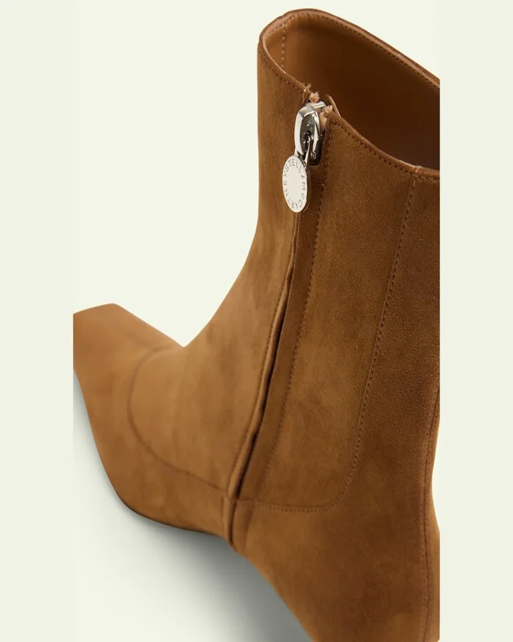 Spur Vegan Suede Ankle Booties - Image 4