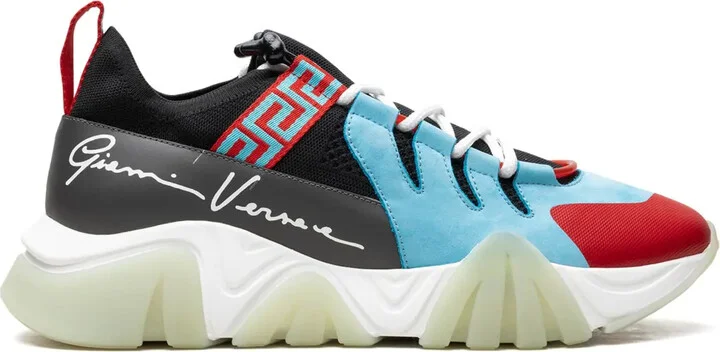 Squalo "Light Blue/Red" sneakers