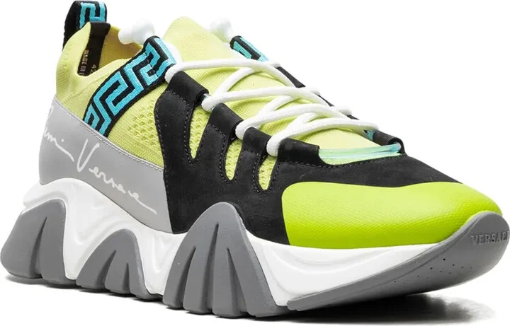 Squalo "Neon Green/Black/Aqua" sneakers - Image 2