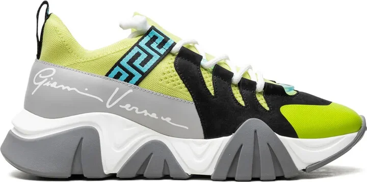 Squalo "Neon Green/Black/Aqua" sneakers