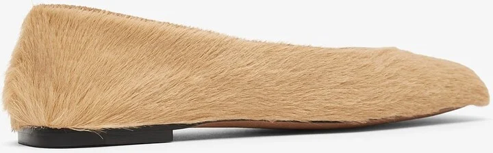 Square beige ballet flats - Image 3