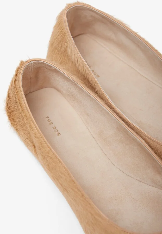 Square beige ballet flats - Image 4