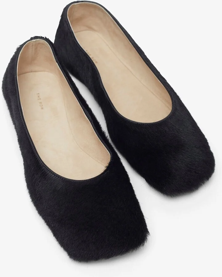 Square black ballet flats - Image 4