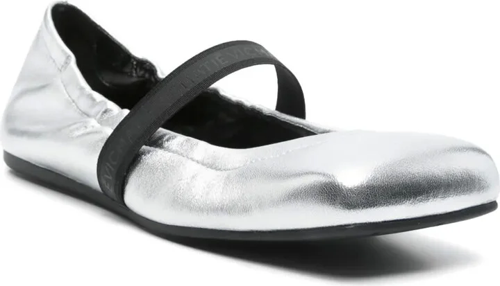 Square Closed Ballet Flats - Image 2