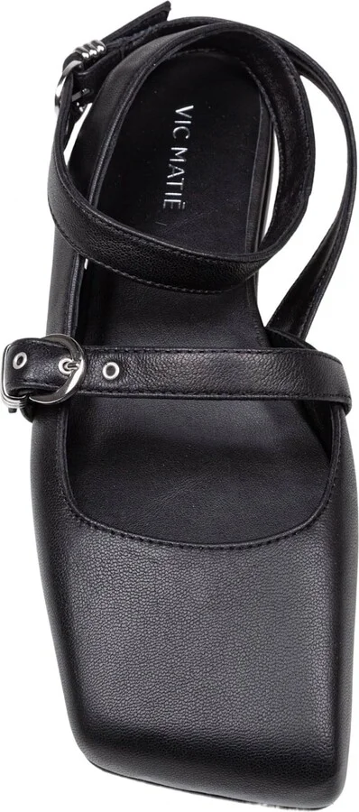 ' Square Closed Chanel Ballerina Shoe In Nappa Color Black - Image 2