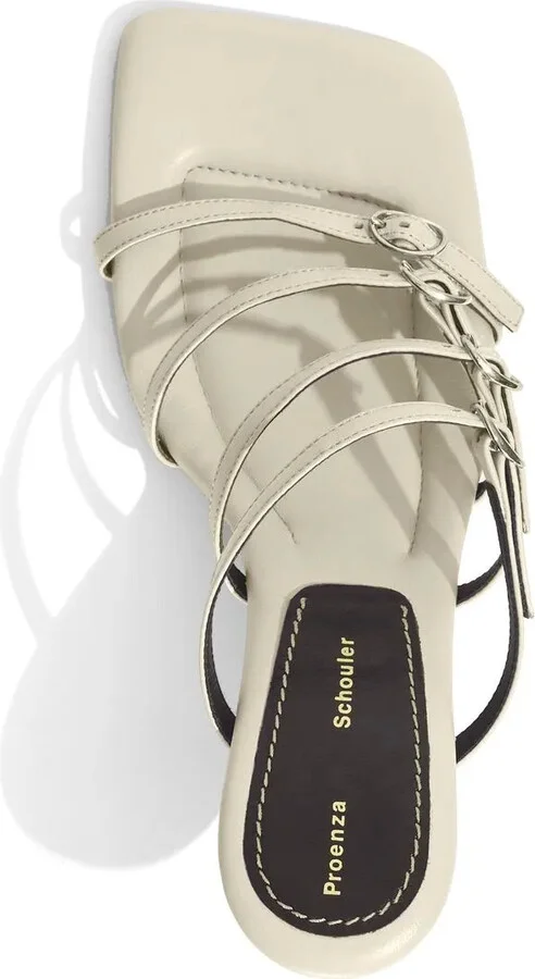 Square strappy 90mm sandals - Image 4