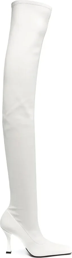 Square-Toe 110mm Thigh-High Boots