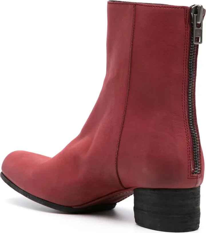Square-Toe 40mm Ankle Boots - Image 3