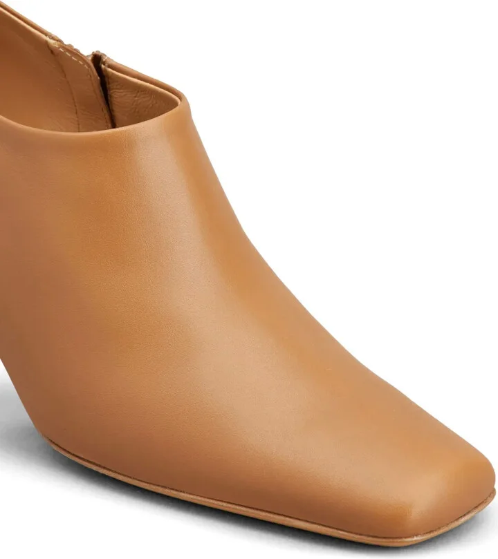 Square-Toe 85mm Leather Boots - Image 5