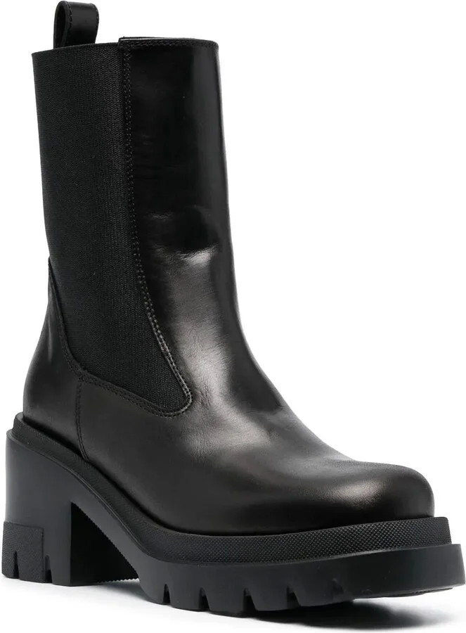 Square-Toe Ankle Boots - Image 2